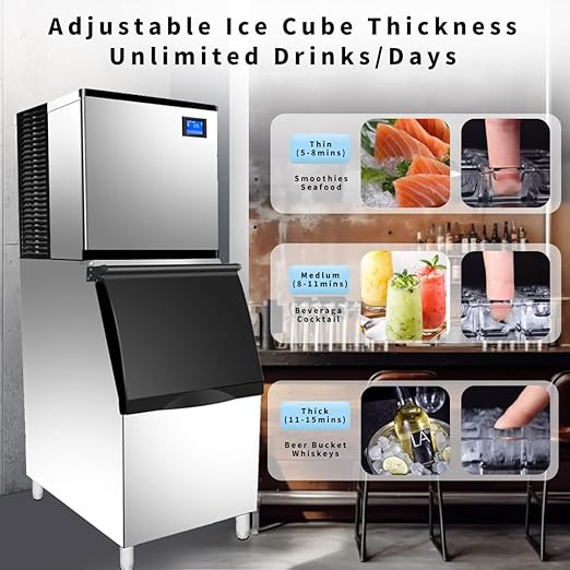 Máquina comercial para hacer hielo 2000 libras por día